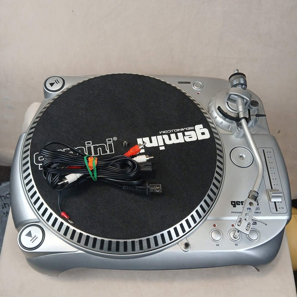Gemini TT-2000 High Torque Direct Drive Turntable Ortofon DJ Qbert Needle WORKS